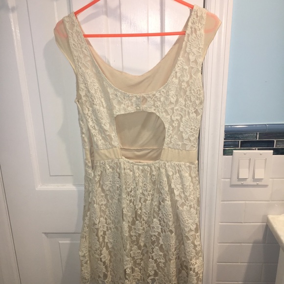White Lace American Eagle Skater Dress - Picture 2 of 5